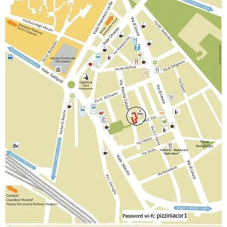 Residenza Pizziniaco Oda ve Kahvaltı Lecce